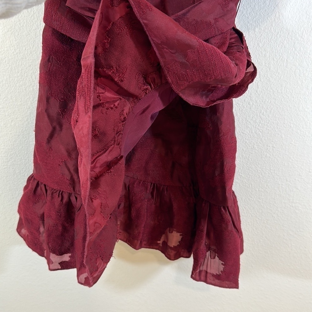 C/MEO Collective Textured Ruffle Wrap Dress - Picture 4 of 10